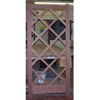 Hardwood Door with Diagonal Glazing Beads